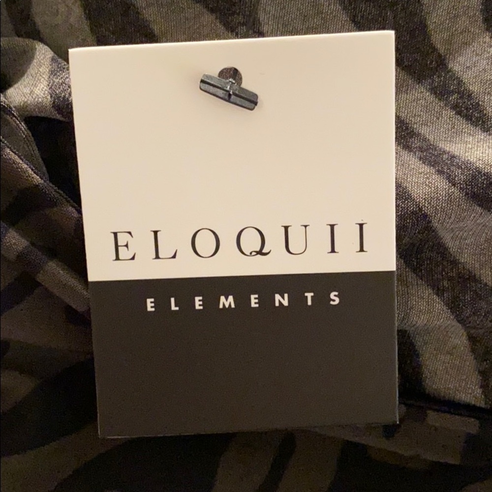 NWT Eloquii Elements Printed Fit and Flare Dress - Picture 5 of 5